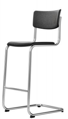 S 43 PVH Tubular Steel Classic Barstool Thonet